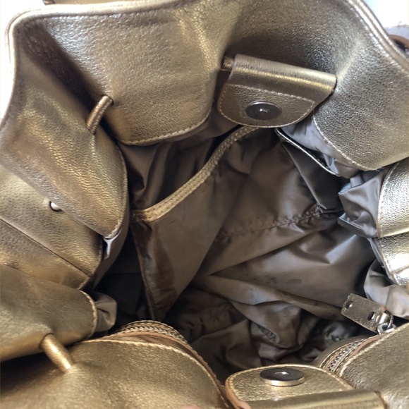 Micheal Kors Gold Runway bag - Picture 3 of 7